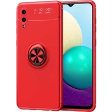 Tekno Grup Galaxy A02 Kılıf Ravel Silikon Kapak-Kırmızı