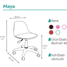 Karr Office Çocuk Çalışma Sandalyesi | Çocuk Sandalyesi