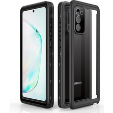 Tekno Grup Galaxy Note 20 Kılıf 1-1 Su Geçirmez Kılıf-Siyah