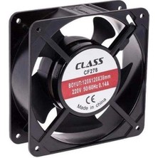 Class CF278 120X120X38 220 Volt Aksiyel Metal Fan