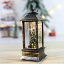 Pine Tree Christmas Lantern Hediyelik Led'li Çam Ağacı Figürlü Şamdan