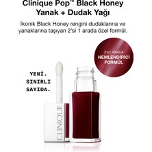 Clinique Pop Renklendirici Yanak + Dudak Yağı – Black Honey| Parlak Bitiş