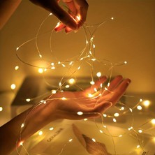 LED Copper Wire Lights 10 Metre 100 Led'li Tel Şerit Aydınlatma