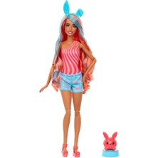 Barbie Pop Reveal Shake Serisi JCN85 - Turuncu Tavşan JCN87