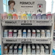 Permolit Multi-Surface Arı Beyaz Hybrid Akrilik Hobi Boyası 120 Ml.