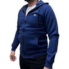 Fermuarlı 3 Iplik Erkek Sweat Ceket