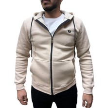 Fermuarlı 3 Iplik Erkek Sweat Ceket