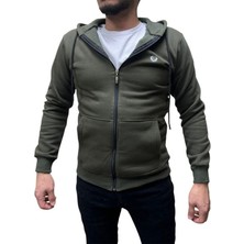 Fermuarlı 3 Iplik Erkek Sweat Ceket