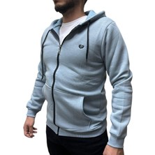 Fermuarlı 3 Iplik Erkek Sweat Ceket