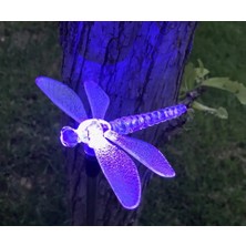 Solar Dragonfly Light Yusufçuk Böceği Figürlü Değişken Renkli Güneş Enerjili Bahçe Aydınlatma