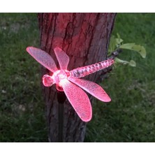 Solar Dragonfly Light Yusufçuk Böceği Figürlü Değişken Renkli Güneş Enerjili Bahçe Aydınlatma