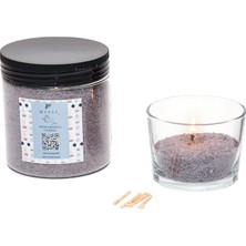 Missi Oud Vanilya Kokulu Yaratıcı Inci Tozu Mum (30 Adet Fitil ile BIRLIKTE)-250 gr