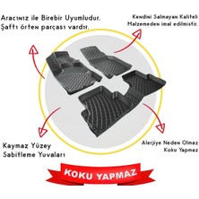 Rizline Renault Clio 4 2012-2019 Paspas Siyah 3D Havuzlu