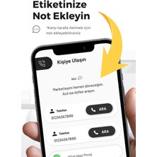 Araç Park Oto Numaratör 2 Adet Qr Kodlu Özel Etiket Qr Kimlik