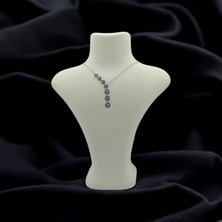 Sosyete Gözü Zirkon Taşlı Sallantılı Y Kolye