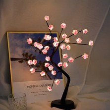 Wintersweet Table Lights Bonzai Kiraz Ağacı LED Masa Lambası Aydınlatma