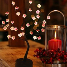 Wintersweet Table Lights Bonzai Kiraz Ağacı LED Masa Lambası Aydınlatma