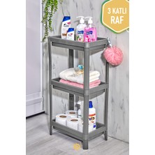 Carpe Kitchen Vesken 3 Katlı Modüler Dikdörtgen Raf Ünitesi 23 x 36 x 71  cm  Mutfak Rafı, Banyo Rafı