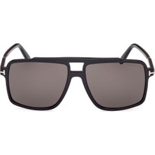 Tom Ford Tf 1177 01A 59 Erkek Pilot Siyah Kemik Güneş Gözlüğü