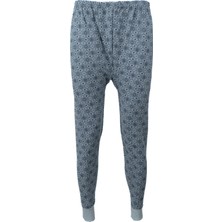 Oppland Erkek Kışlık Içik Pijama Pamuklu Kalın Içi Miflonlu Desenli Paçasılastikli Sıcak Tutar Rahat