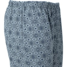 Oppland Erkek Kışlık Içik Pijama Pamuklu Kalın Içi Miflonlu Desenli Paçasılastikli Sıcak Tutar Rahat
