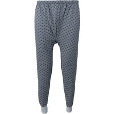 Oppland Erkek Kışlık Içik Pijama Pamuklu Kalın Içi Miflonlu Desenli Paçasılastikli Sıcak Tutar Rahat