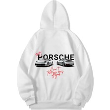 Brz Collection Unisex Oversize Porsche Can't Take My Eyes Off You Hoodie
