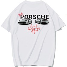 Brz Collection Unisex Oversize Porsche Can't Take My Eyes Off You T-Shirt