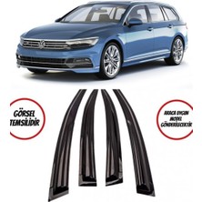 Vw Passat B8 2010-2015 Uyumlu Cam Rüzgarlık 4lü Takım