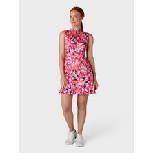 Callaway Geometric Floral W Back Kadın Elbise