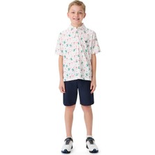 Callaway Boys All Over Flamingo Printed Erkek Çocuk Tsirt