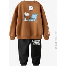 Emila Kids Peanuts Karakter Baskılı Erkek Çocuk Alt-Üst Takım