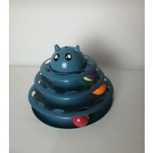 Sanal Sepeti: Tower Of Tracks Toplu Yuvarlak Kedi Oyuncağı 3 Katlı Kedi Oyuncağı