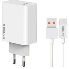 M67T 3.0A 67W Turbo 1mt Usb-A - Type-C Kablolu 1xusb-A Çıkışlı Şarj Cihazı - Beyaz