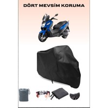 Breen Sym Joymax Z 250 Uyumlu Siyah Motorsiklet Branda, Motor Örtüsü