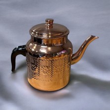 Copper Atelier Bakır Çekiç Dövme Kahveci Demlik No:3