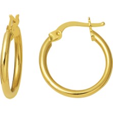 Bilezikci Italyan 14 Ayar Altın Halka Küpe