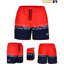 Fujin Pro Angler Short Mayo Scarlet Dark Navy
