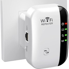 Wifi Repeater Sinyal Güçlendirici Access Point 300MBPS Kablosuz Kolay Kurulum Repeater Access Point