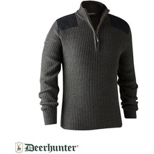Deerhunter Rogaland Yarım Fermuarlı Gri Kazak S