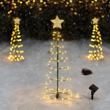 Solar LED Christmas Tree Lights Güneş Enerjili LED Yılbaşı Ağacı Bahçe Balkon Teras Aydınlatma