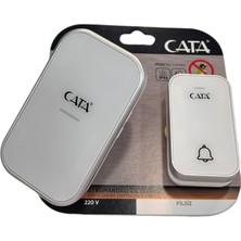 Cata  Uzaktan Kumandali Zil CT-105 220V Beyaz