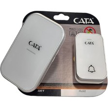 Cata  Uzaktan Kumandali Zil CT-105 220V Beyaz