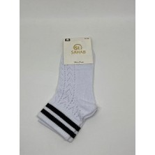 Yeni Sahab 3020 Kadın Çizgili Patik Çorap