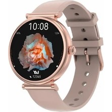 You Watch F15-YF151 You Smart Rose Gold & Pink Silicon Bayan  Kol Saati