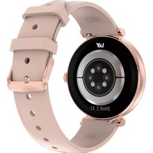 You Watch F15-YF151 You Smart Rose Gold & Pink Silicon Bayan  Kol Saati