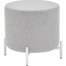 Çok Amaçlı Metal C Sehpa Teddy Puf Seti
