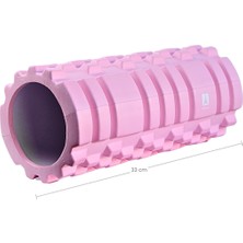 Yüksek Yoğunlukta Orta Sert Deluxe Foam Roller Masaj Köpüğü Pilates Masaj Rulosu Tırtıklı Yoga Roller Isınma Roller