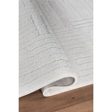 Northvay Bukleli Yumuşak Peluş Post Iskandinav Oturma Odası Salon Halısı 64799