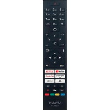 Huayu Toshiba CT-8564 Netflix Youtube Prime Video Google Play Tuşlu LCD LED Tv Kumanda
